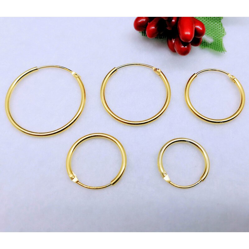 ROXI 1 Pair Small Hoop Earrings for Women Ear Bone Buckle Round Circle Earrings Jewelry 925 Sterling Silver Earrings