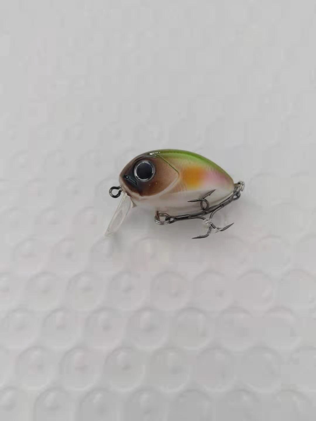 Le fish-Señuelos de Pesca ultraligeros, 32mm, 4g, micro wobbler, trucha, perca, Lucio, Crankbait flotante