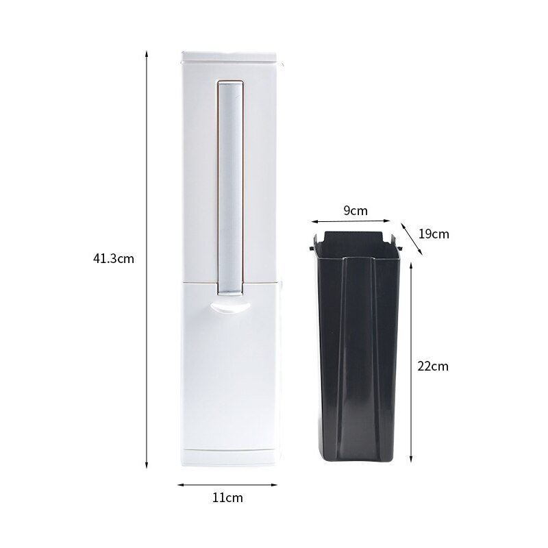 Smalle Afvalemmer Vuilnisbak Wc Borstel Set Badkamer Plastic Vuilnisbak Keuken Huisvuilemmer Prullenbak Huishoudelijke Schoonmaakmiddelen Gereedschappen