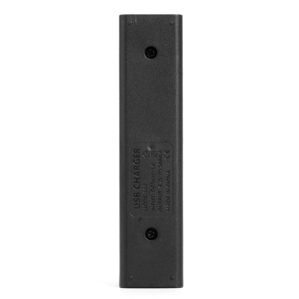 18650 battery fast charging charger adapter, single slot rechargeable portable  dc5v/1a usb battery power accessory