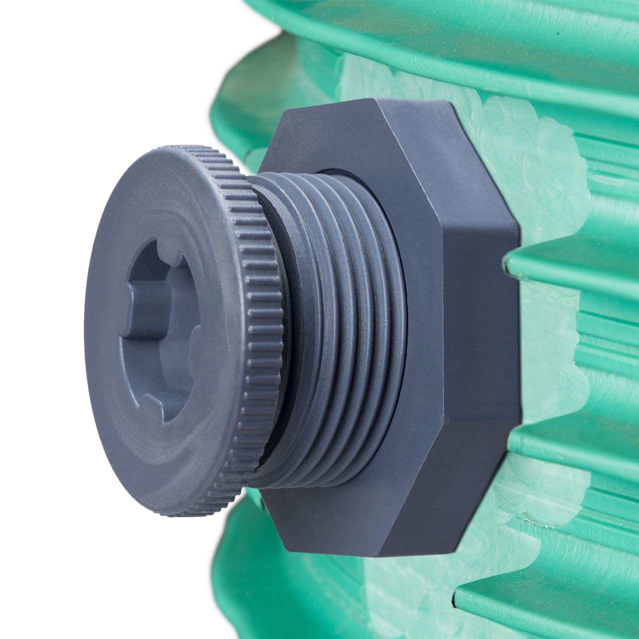 3/4 Inch PVC Bulkhead Fitting 3 Packs Bulkhead Threaded with Plugs for Rain Barrel Spigot Connector Kit for Water Tanks Plastic