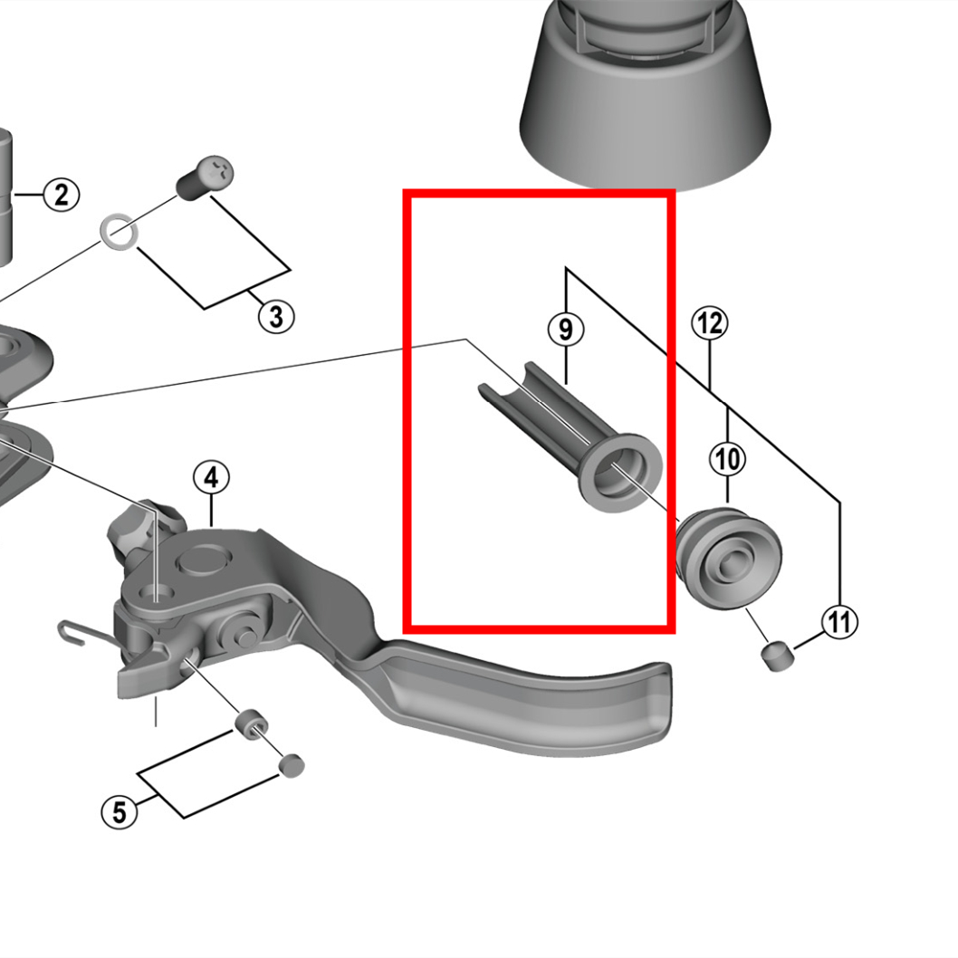 Unidad de tapa de diafragma de palanca de freno hidráulico Shimano MTB SLX/XT/XTR Y2GR98020 Y1XK98030 Y8V 398050 Y1XJ98030 Y8V39801T Y1XK9801T