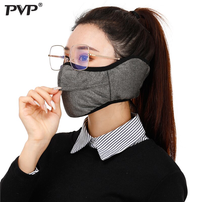 PVP Vlies Fahrrad Hälfte Warme Halbe Gesicht Maske Winter Sport Zubehör Winddicht Fahrrad Fahrrad Radfahren Snowboard Ich bin Freien Masken