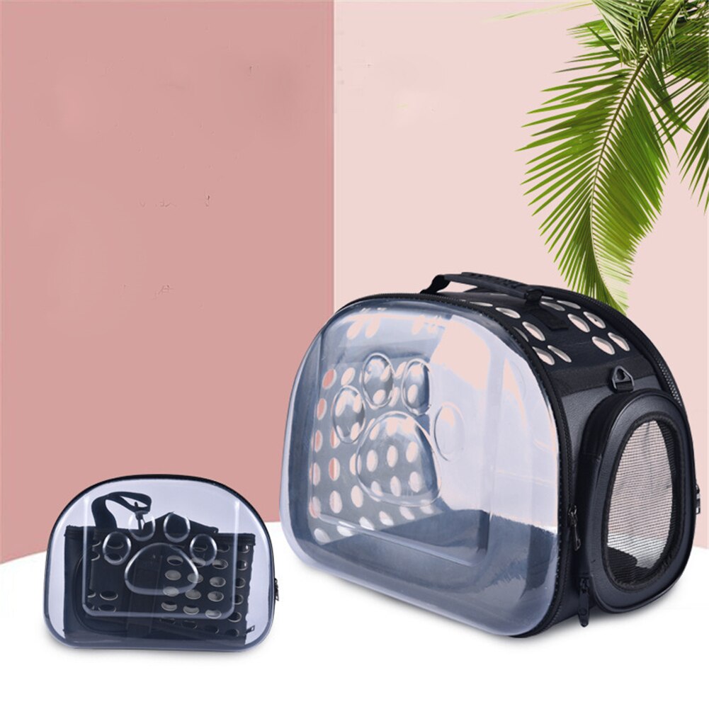 Opvouwbare Cat Carrier Bag Opvouwbare Outdoor Reizen Kitten Kooi Katten Rugzak Kleine Huisdier Draagtas Handtas Huisdieren Benodigdheden