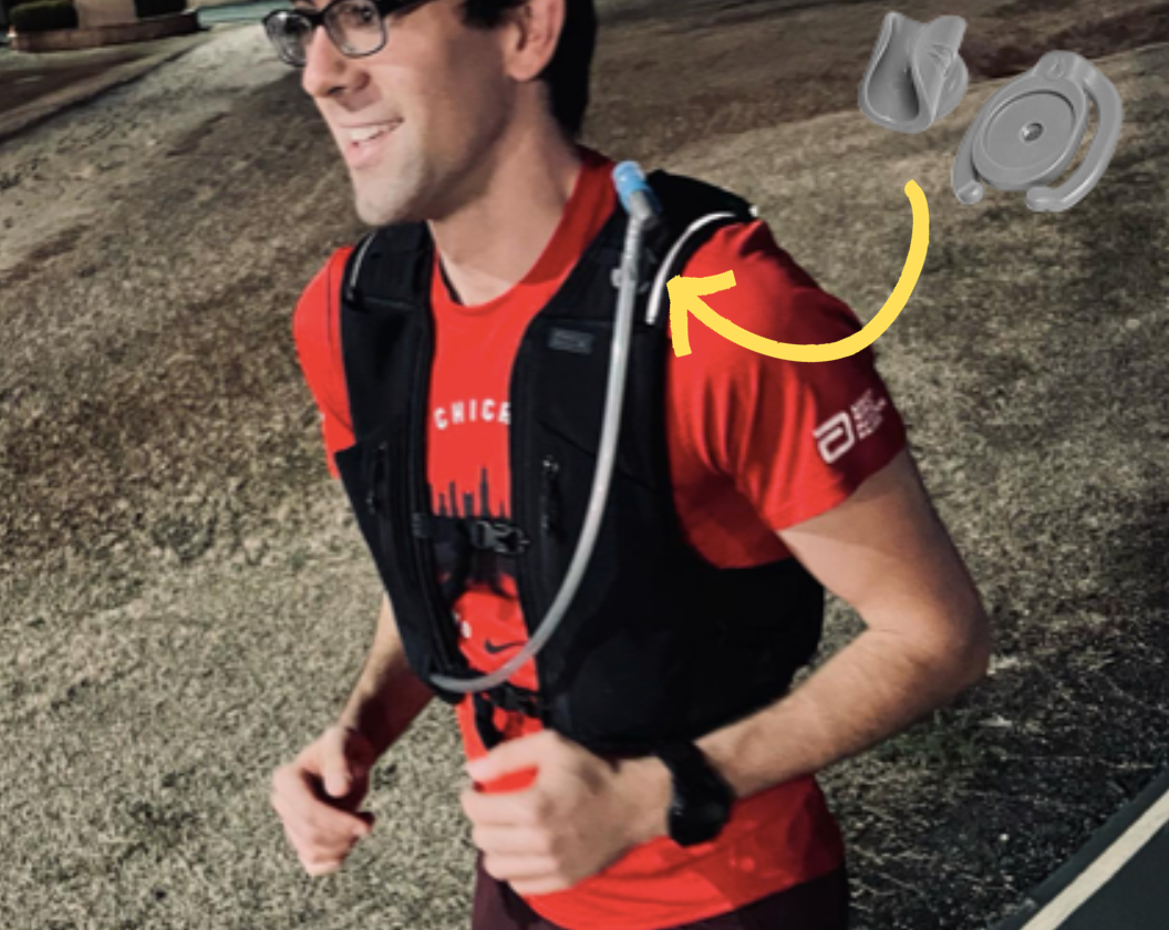 (5pcs/2pcs)Hydraulics Hose Magnet Kit, Hydration Tube Magnet Attachment for HydraPak, Magnet Tube Clip,Water Bladder Hose Clip