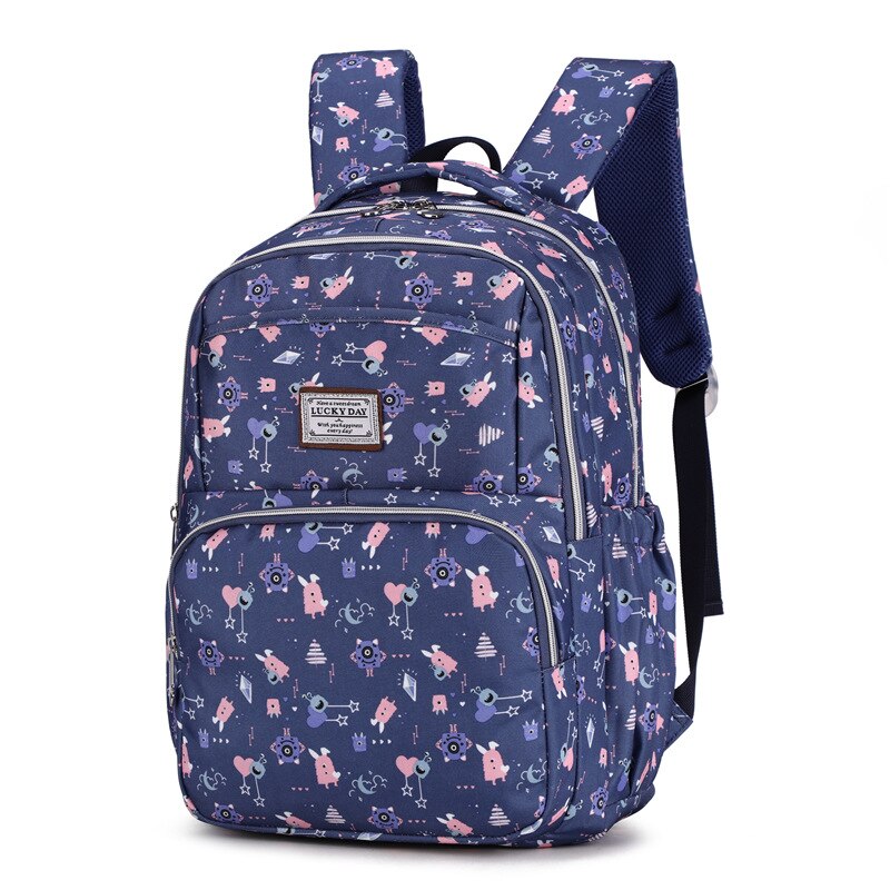 Leuke Meisjes Rugzakken Kids Satchel Kinderen Schooltassen Voor Meisjes Orthopedische Waterdichte Rugzak Kind Schooltas Mochila Escolar: blue1