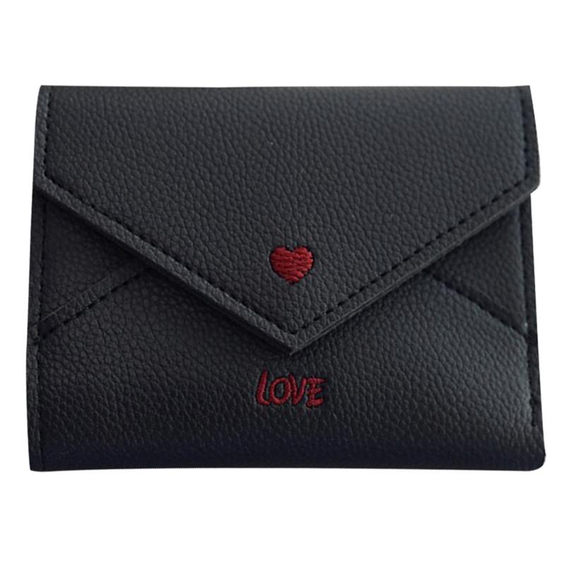 Cartera de mujer con bordado , Cartera de informal con tarjeta bordada, cartera de mano, Cartera de cambio,: 3