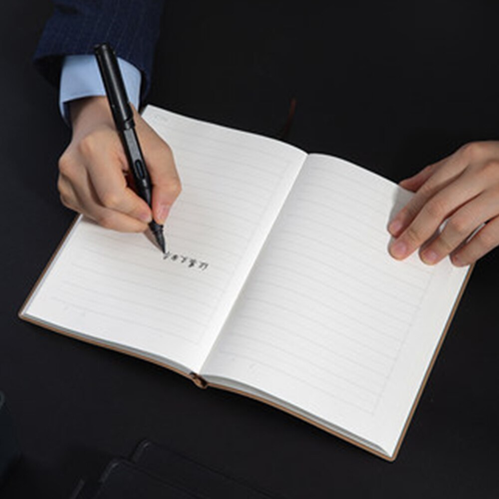 Nusign A5/B5 Sizes Soft Face Leather Notebook High... – Grandado