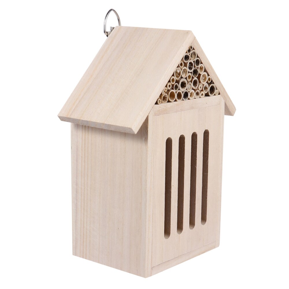Bee Hive Wooden House Hanging Insect Hotels for La... – Grandado