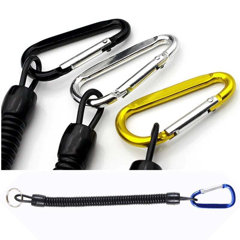 Retractable Buckle Cable Anti-lost Tensile Steel Safety Bag Buckle Lanyard Lanyard Elastic Bicycle Lock Accessories