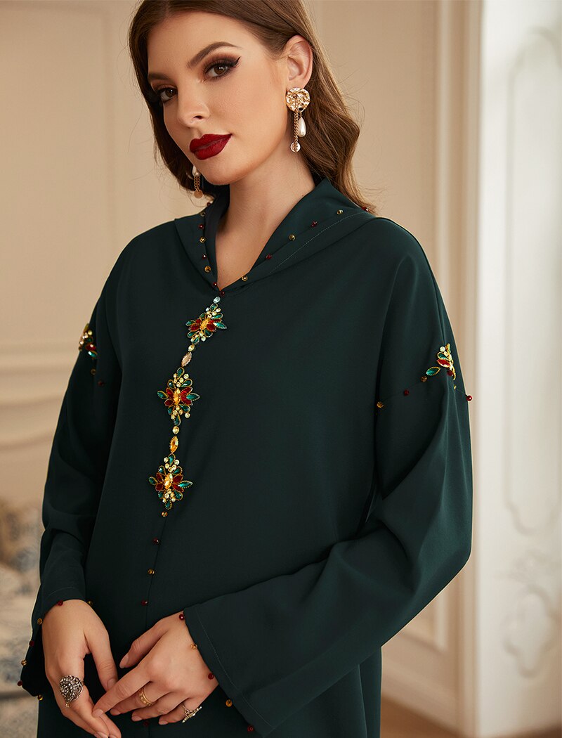 Abaya dubaï turquie Hijab Abayas robe musulmane femmes Caftan Caftan Marocain Islam vêtements Maxi robes africaines Djellaba Femme