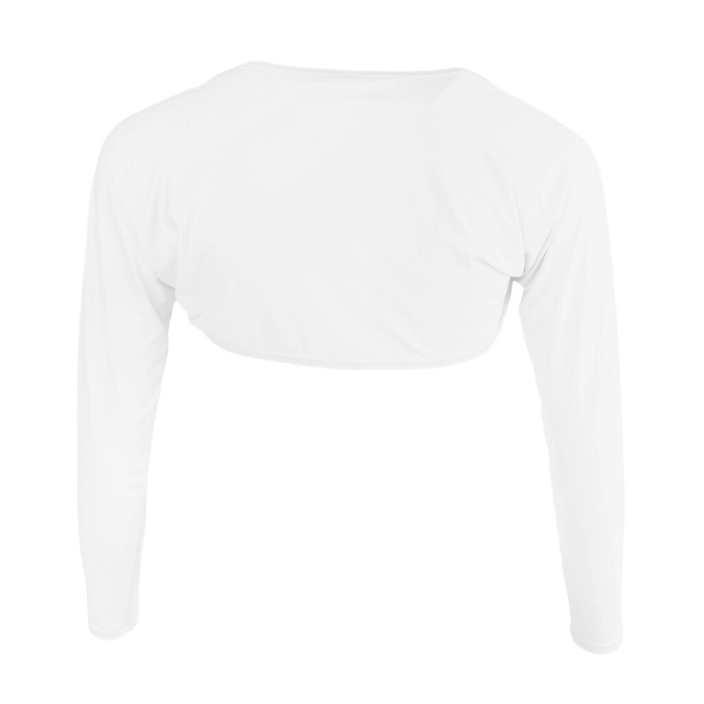 Kvinder golf manchet arm ærmer solcreme uv beskyttelse sjal multifunktion køle handsker sommer cykel kørsel klatre sjal manchet: Jeg er hvid