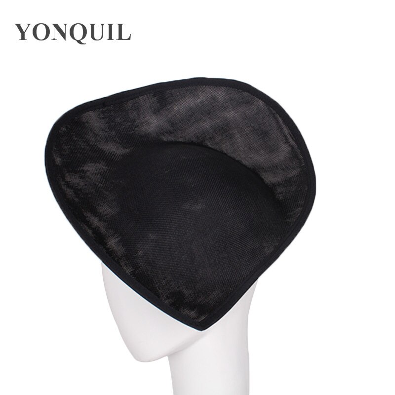 Lot de 30 cm grandes bases de fascinateur de mariage pour femmes, accessoires de coiffure à faire soi-même, chapeaux fascinateurs, couvre-chefs vintage, 5 pièces/lot: Noir