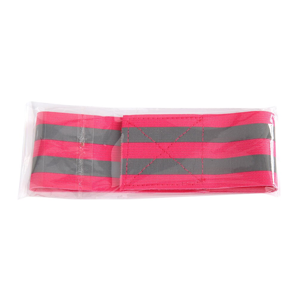 1 stuk elastische polsbandjes reflecterende band 5cm brede waarschuwingsbanden voor nachtelijk hardlopen pols enkelbandjes veiligheid fiets reflecterende band