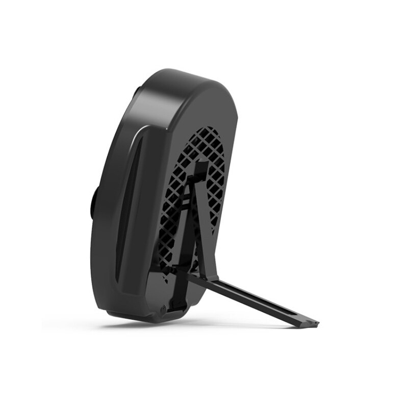 Soporte de ventilador silencioso Universal para teléfono móvil, radiador de disipador de calor para videojuegos, iPhone, iPad, Android, enfriador ajustable portátil: Black