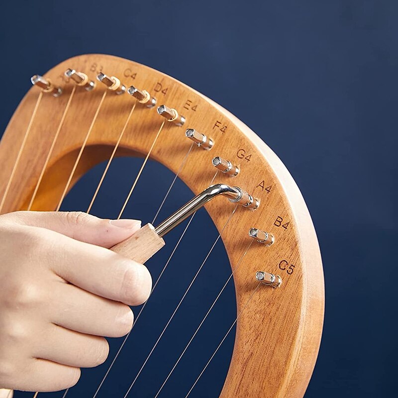 ARPA ZANi Lyre, violín griego, arpa de Lira de 10 cuerdas con bolsa de transporte, llave de afinación, para niños, principiantes, amantes de la música, adultos, Etc.