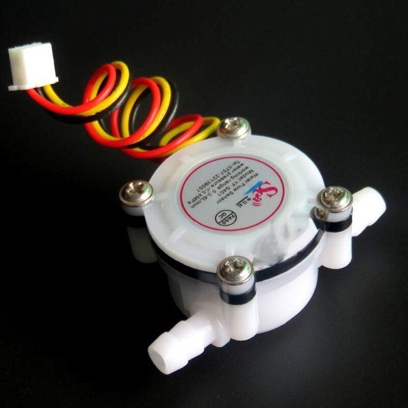 High precision water flow sensor connector Coffee machine flow sensor,Flow range:0.3-6L/min water flow hall sensor tools
