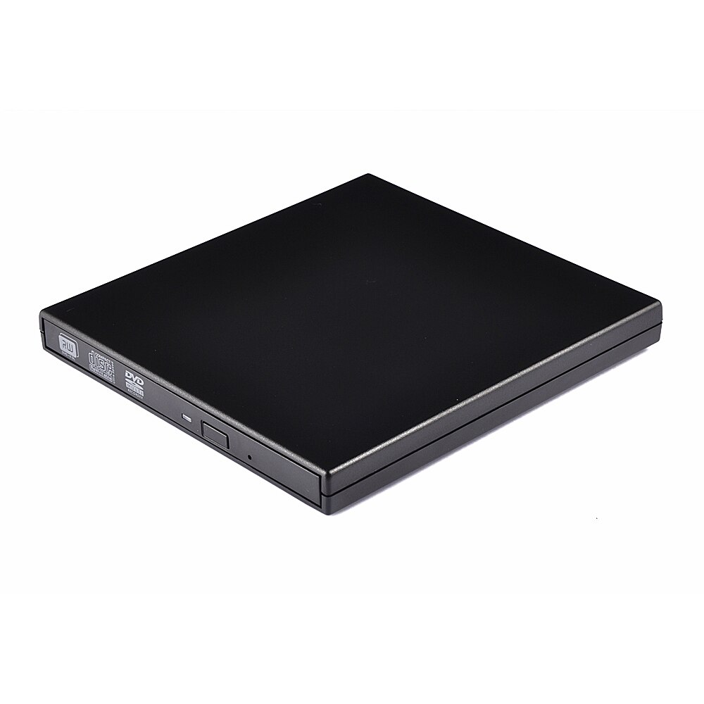 Deepfox Portable External USB 2.0 CD-RW/DVD-RW Burner Drive CD DVD ROM Writer For PC Mac Laptop Netbook