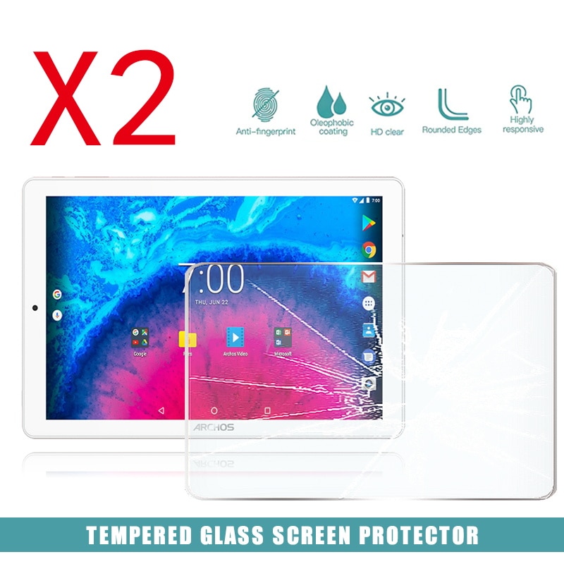 2Pcs Tablet Gehard Glas Screen Protector Cover Voor Archos Core 101 3G V2 Hd Tablet Anti-Vingerafdruk gehard Film