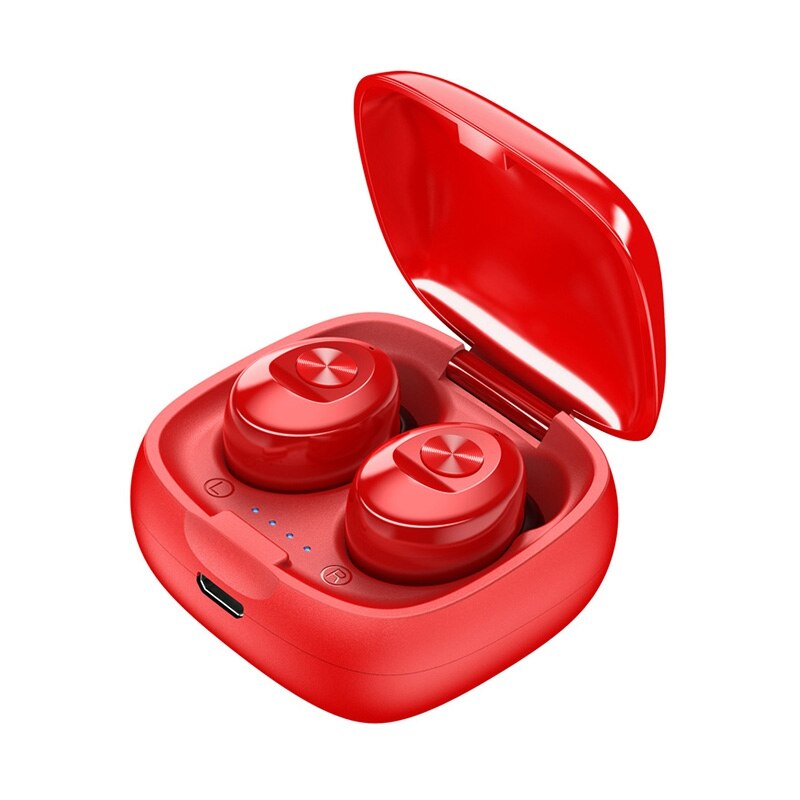 Tragbare Bluetooth 5,0 Wireless Kopfhörer Stereo In-Ear Sport Earbuds XG-12 IPX5 Wasserdichte Mini Headset Mit Lade Fall: C