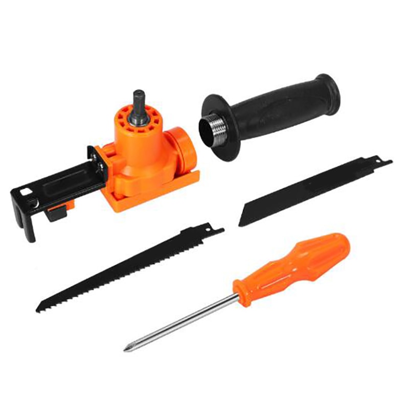 Accesorios de herramientas eléctricas, sierra alternante, taladro eléctrico ajustable para el hogar, adaptador de madera de corte portátil DIY