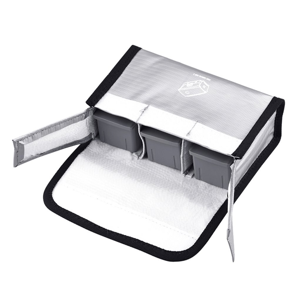 Suitable for Air 2 Battery Explosion-proof Bag Lithium Battery Bag Air2 Flame Retardant Safety Bag EWB7798: Blue