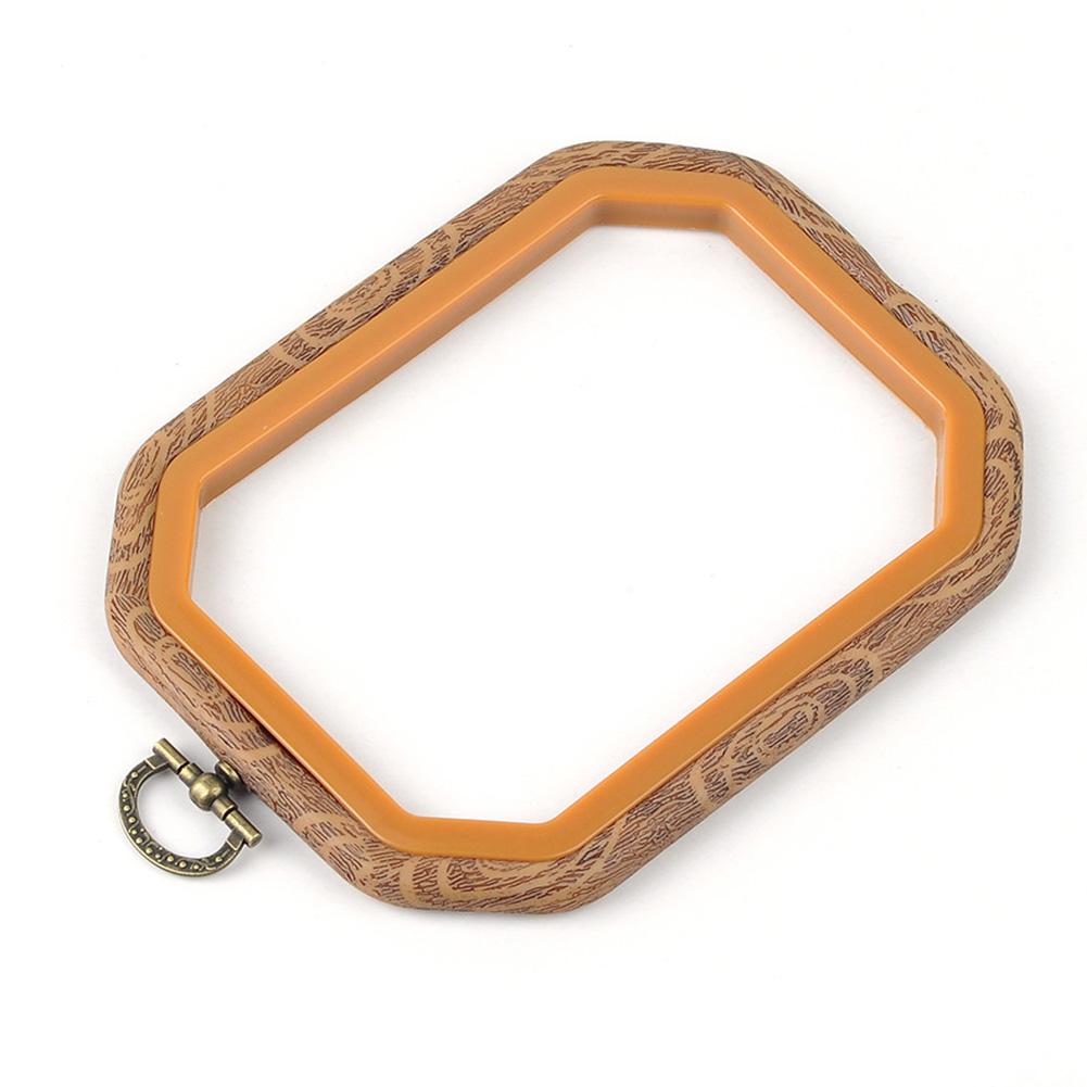 8 Sizes Wooden Plastic Frame Embroidery Hoop Ring Circle Round Loop For Cross Stitch Machine Hand DIY Needlecraft Sewing Tools: 11.2x14.8cm