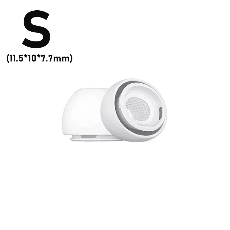 1-4Pairs Vervanging Oordopjes voor AirPods Pro 1e 2e Generatie Oordopjes Buds Siliconen Rubber Oordopjes Oordopjes cap Accessoires: XS / Bruin