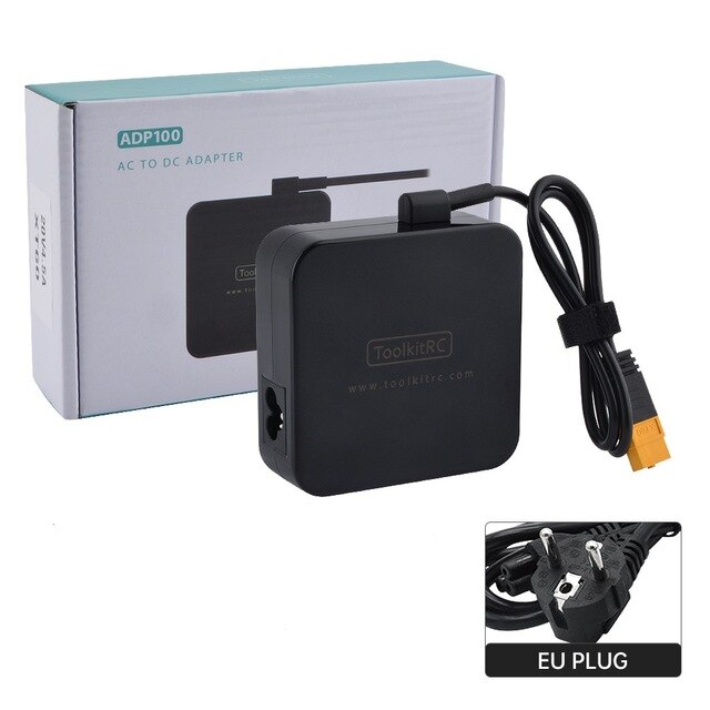 estilo ISDT Q8 500W 20A 2-8S / Q8 MAX 1000W / Q6 Nano 200W 8A 1-6S Lipo cargador de equilibrio de batería para Lilon LiPo LiHV NiMH Pb: ADP100 EU