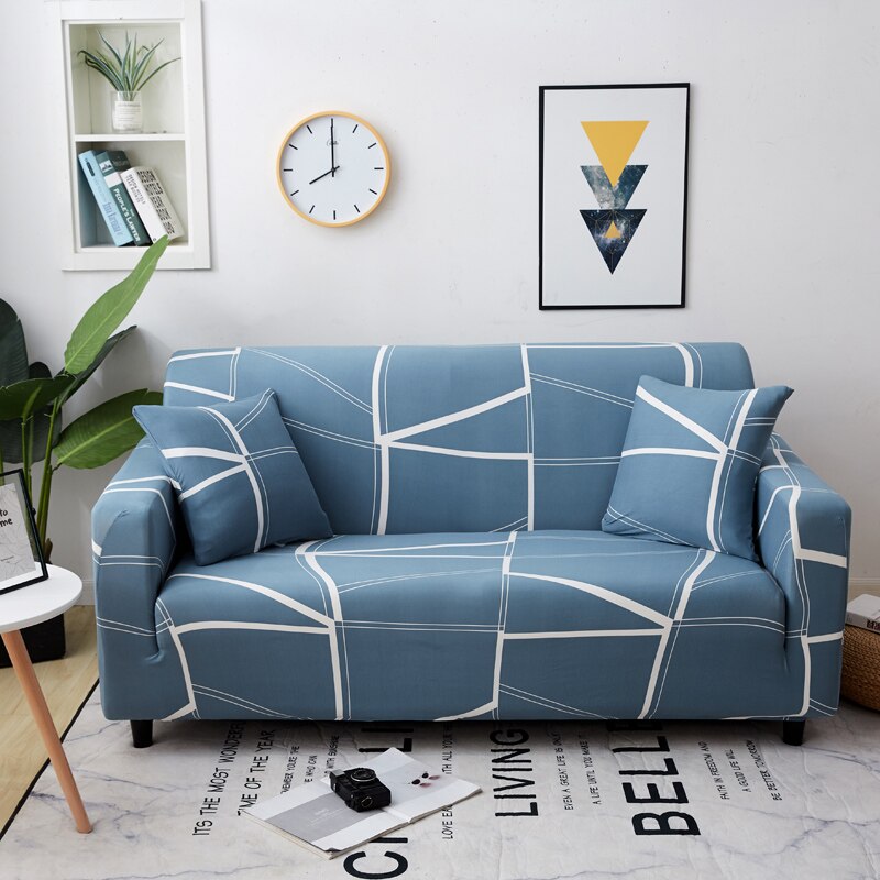 Stretch Slipcovers Sectional Elastic Sofa Cover for Living Room Couch Cover Pets Spandex Armchair Corner Cover 1/2/3/4 Seater