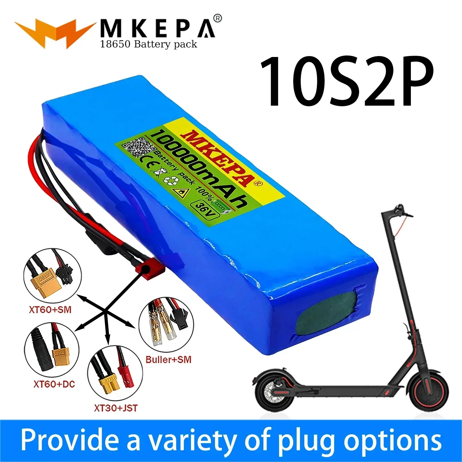 10 s2p 36v 100000 mah 36v electric scooter battery lithium electric scooter 500w electric scooter battery 36v 10 s2p battery