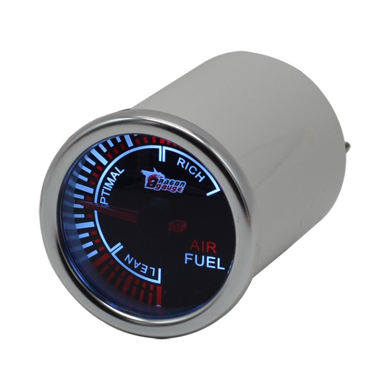 Dragon gauge 52mm Car Air Fuel Ratio Car LED Gauge Luminescent Air Fuel Gauge Narrowband Oxygen Sensor Meter