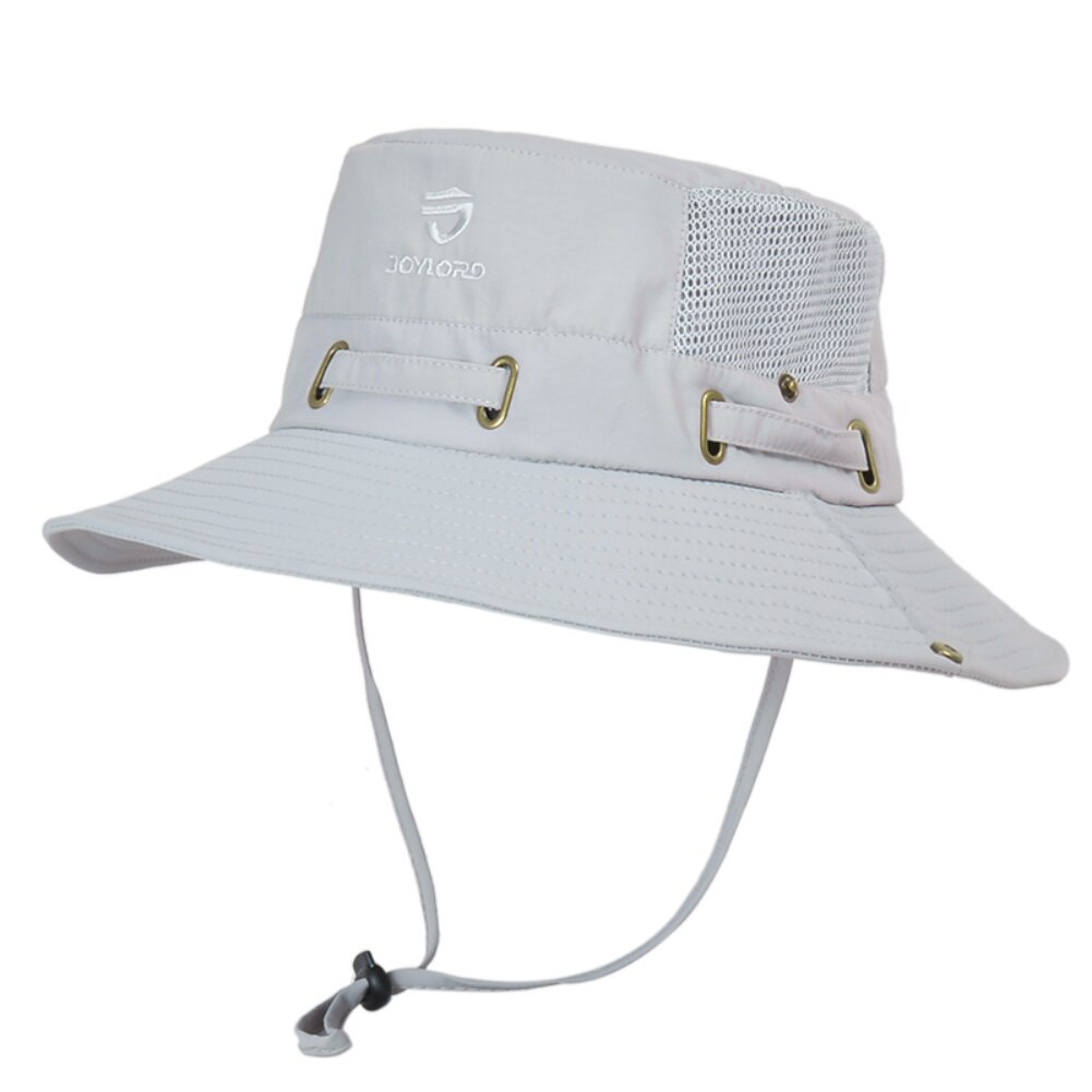 Zomer Vissen Hoeden Mannen Cap Anti-Uv Zonnescherm Ademend Visser Emmer Hoed Waterdichte Snel Droog Strand Cap: QH