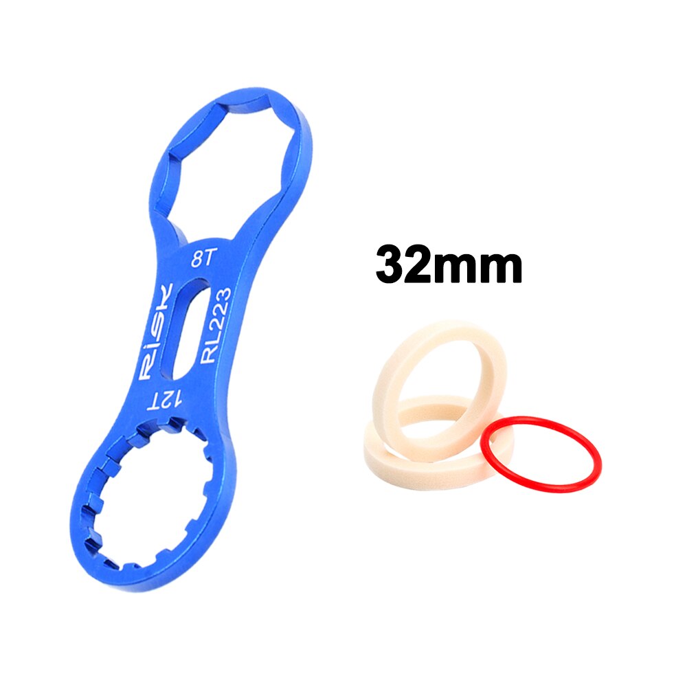 Aluminum Alloy Bicycle Front Fork Repair Tool for SR Suntour XCR/XCT/XCM/RST MTB Bike Front Fork Cap Wrench Disassembly Tools: Set A