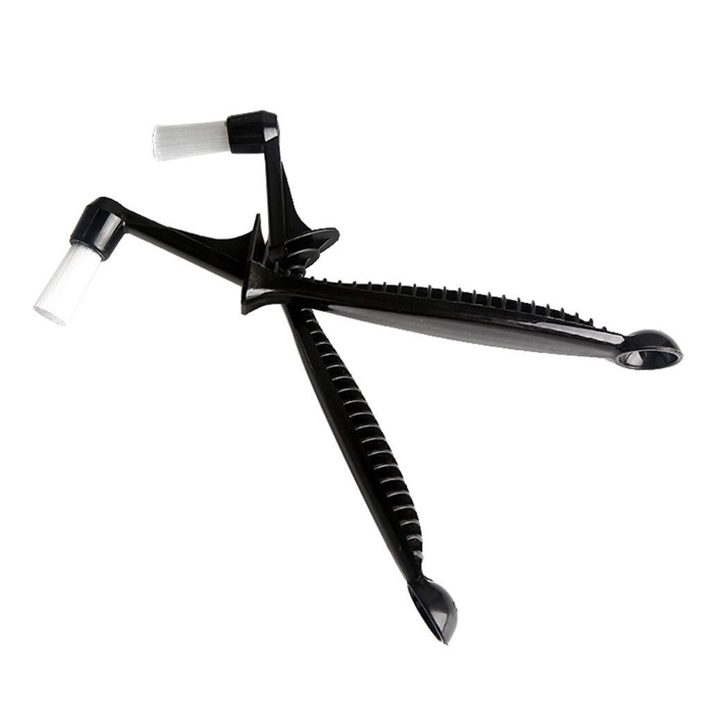 2Pcs Coffee Machine Brush Cleaner Nylon Espresso Brush with Spoon for Coffee Machine Cleaning Tools