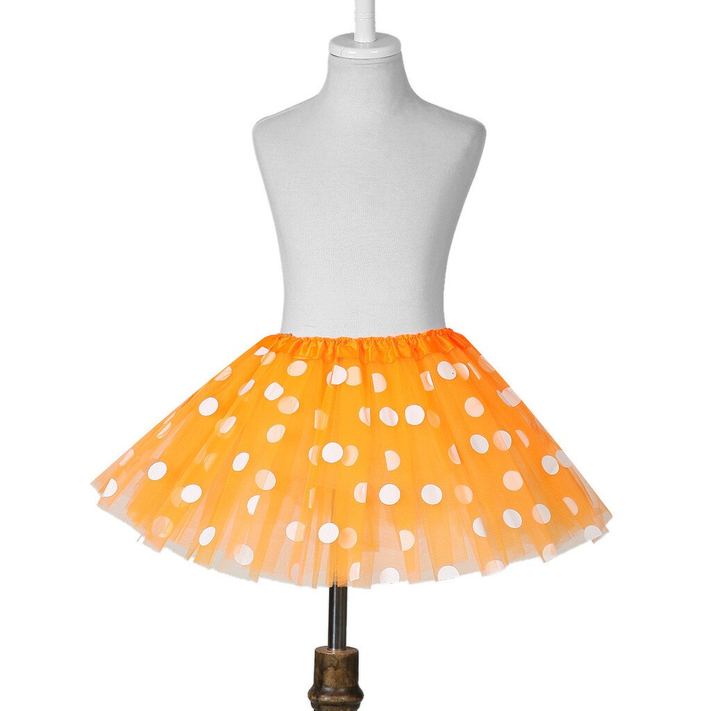 2020 Dot Tutu Del Pannello Esterno Dei Bambini Delle Ragazze di Polka Del Merletto di Ballo Del Tutu Del Pannello Esterno per La Ragazza di Tulle Del Pannello Esterno di Balletto Abiti Costume Della Ragazza Tutu gonne per Bambini: E