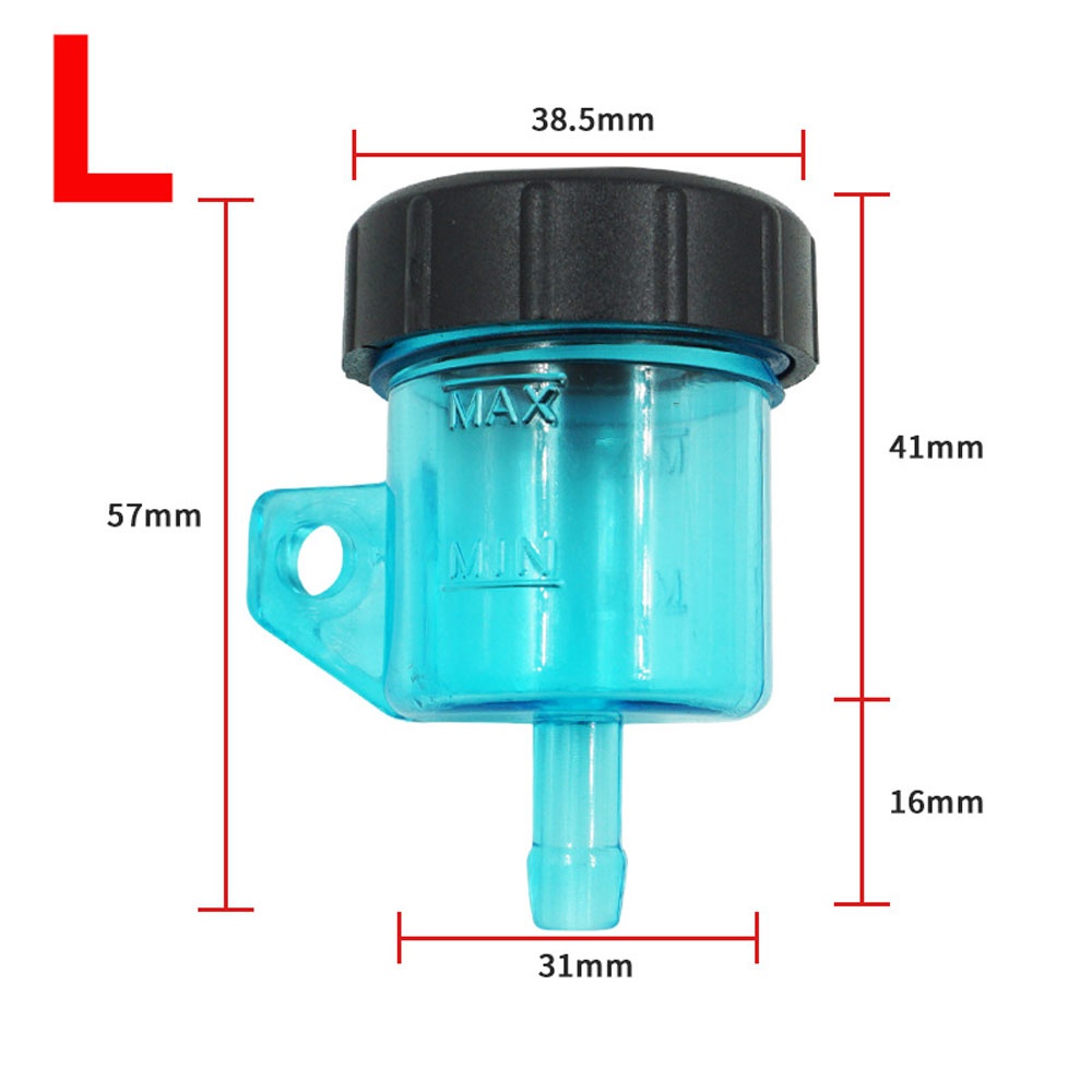 Universale Del Motociclo Leva Freno Serbatoio Olio Freno A Piede Cilindro maestro Tazza di Olio Bottiglia di Fluido Serbatoio sporco bicicletta scooter Pitbike