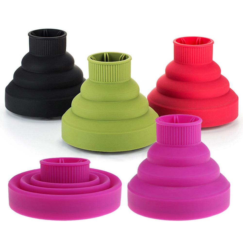 Foldable Silicone Hair Dryer Diffuser Cover Heat Diffusing Blower Accessory for Easy Clean DIY Hair Styling