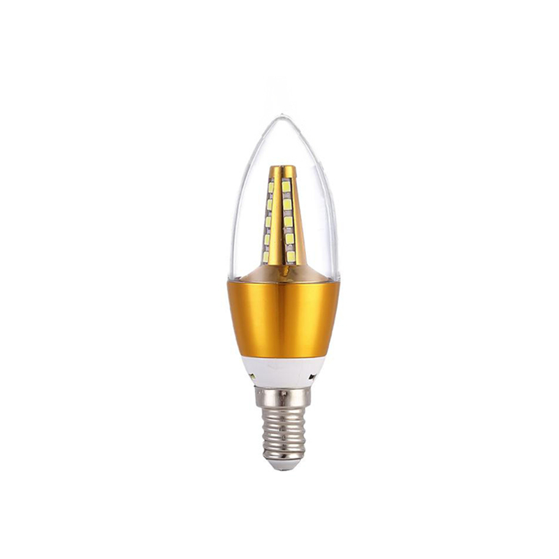 10Pcs Led Lamp Kaars E14 E27 5W 7W 9W 12W Golden Aluminium Lamp Ac 220V Lamp Cool Warm Wit Lampada Bombillas Lumiere Lampara: Warm White / changeable / 5w