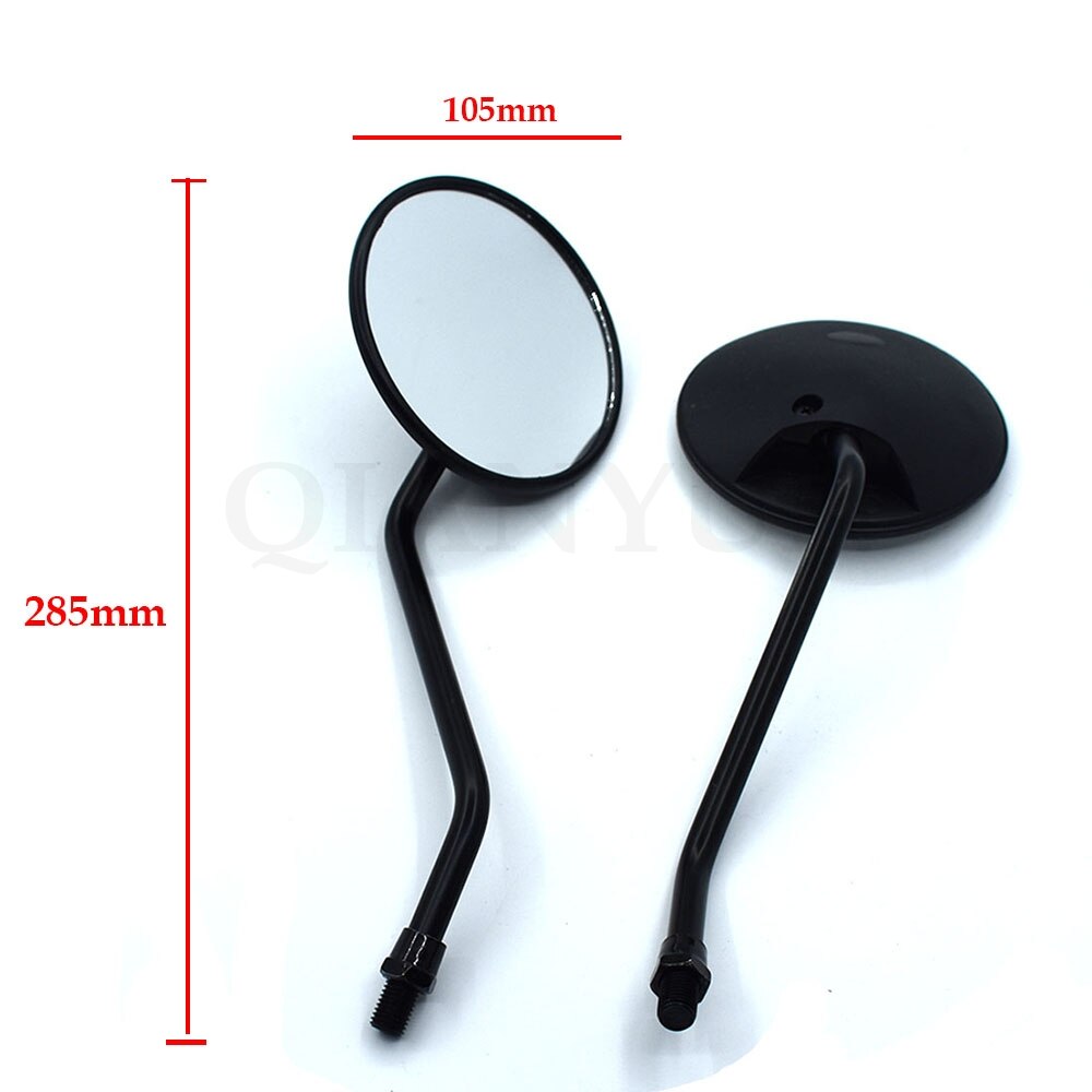 1 doppel rund motorrad spiegel universal 10 mm motorrad rückspiegel für HONDA CBR500R/CB500F/X CBR 500 r/CB 500 F/X