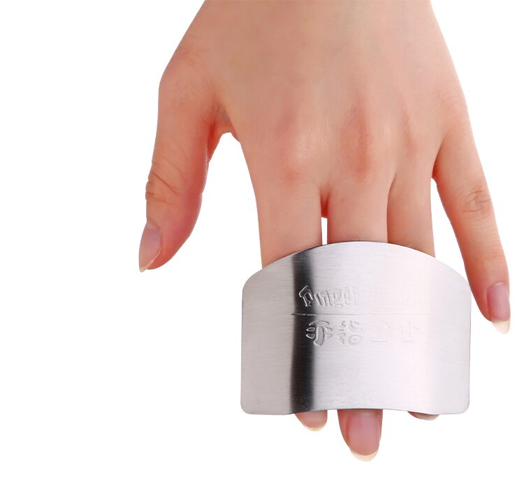 Kitchen accessories gadgets Helper Stainless Steel Hand Guard Finger Protectors Safety Cooking Tools for vegetable peeler cutter