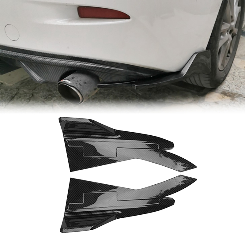 Universal Car Rear Bumper Lip Wrap Hoek Lk Type Splitters Diffuser Spoiler Body Kit Scratch Protector