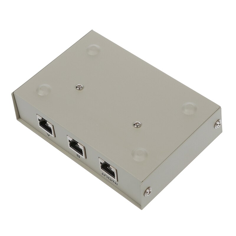 RJ45 8P8C di Rete/Telefono AB 2 gareggiare 8P8C Manuale condivisione interruttore scatola