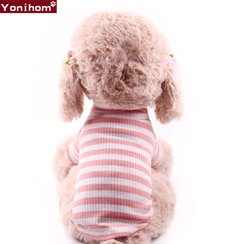 Ropa elástica de algodón para perros ropa de mascotas para verano, Primavera, ropa para perro barata, ropa suave para perros, Chihuahua, ropa para mascotas