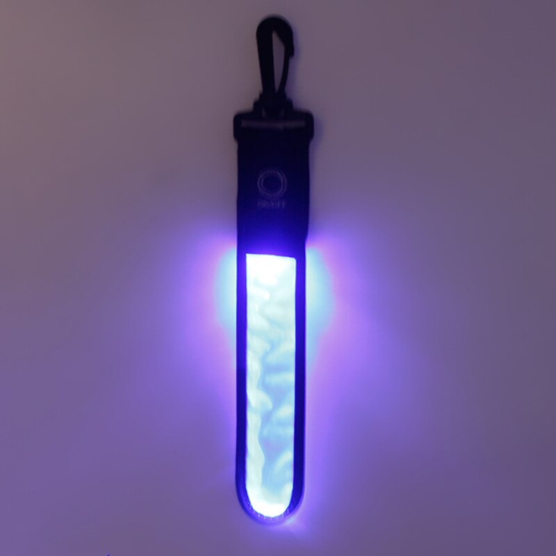 LED Licht Reflektierende Gürtel Gurt Nacht Ich bin Freien Zubehör Reflektierende Beleuchtung Anhänger Dekor Sport Sicherheit Tasche Anhänger