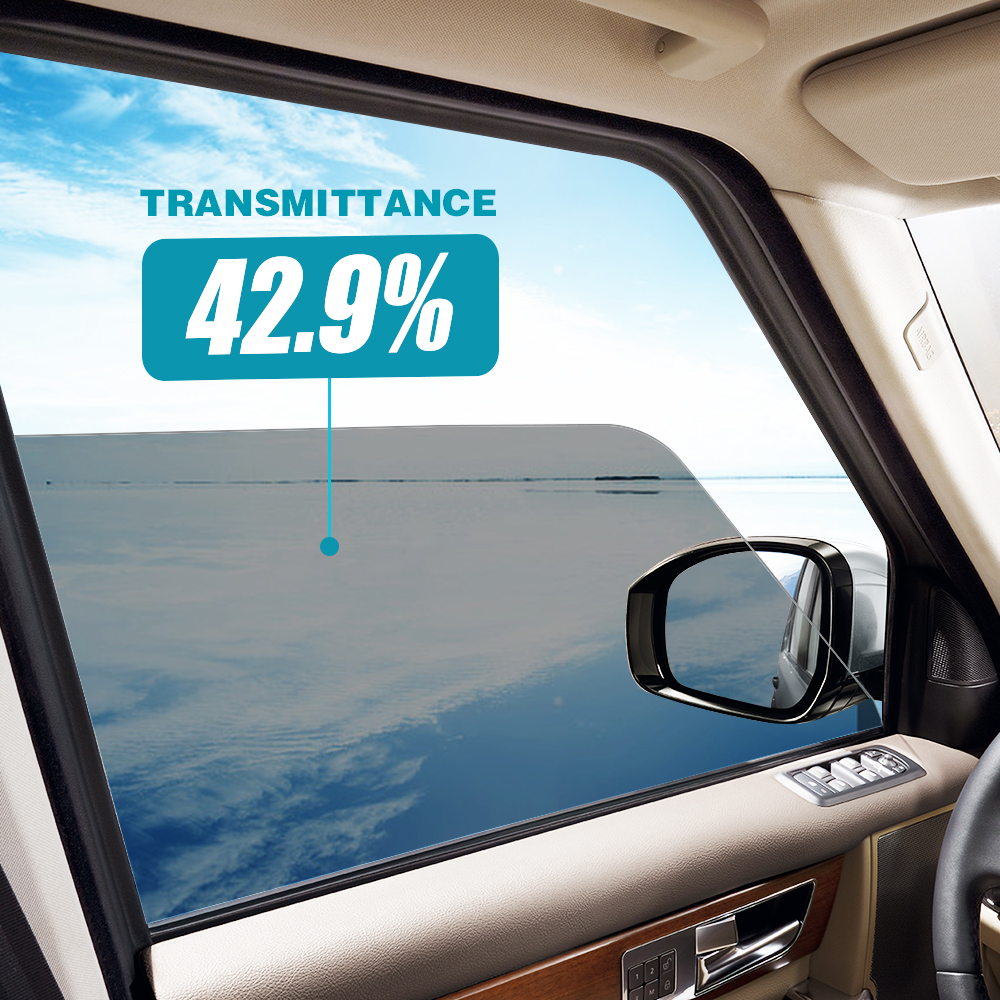 Película de láminas para ventana de coche, tinte de ventanilla de vidrio para ventana lateral de coche, protección Solar a prueba de explosiones, películas adhesivas protectoras UV