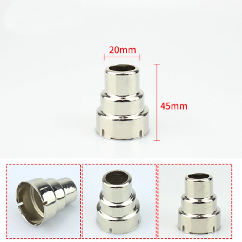 6 soorten Ijzer Circulaire Nozzle diameter 25mm 10mm voor diameter 33mm 1600W 1800W 2000W heteluchtpistolen