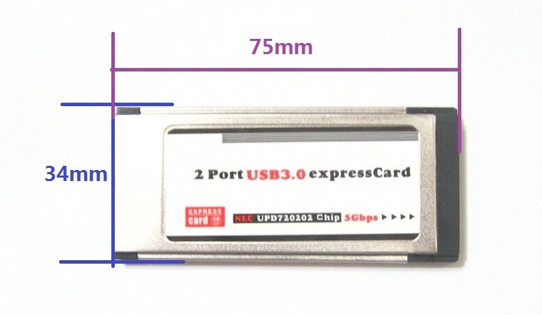 34mm expresscard usb 3.0 2 poorten