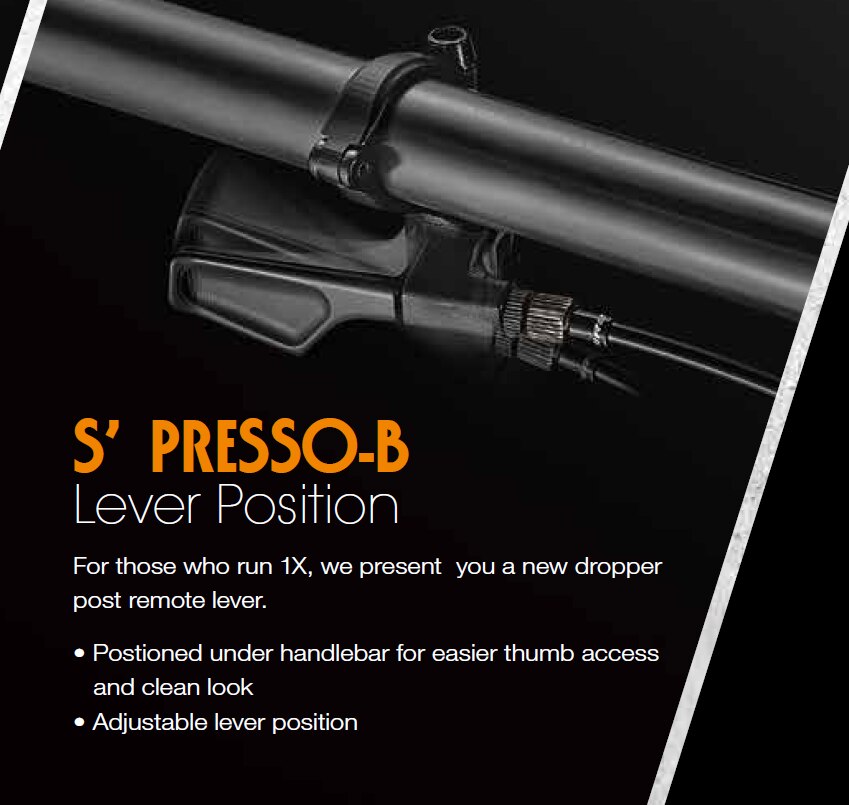 Satori Dropper Seatpost Lever Switch with Full Set Cable and Hose Southpaw Remote Control Seat Post Lever