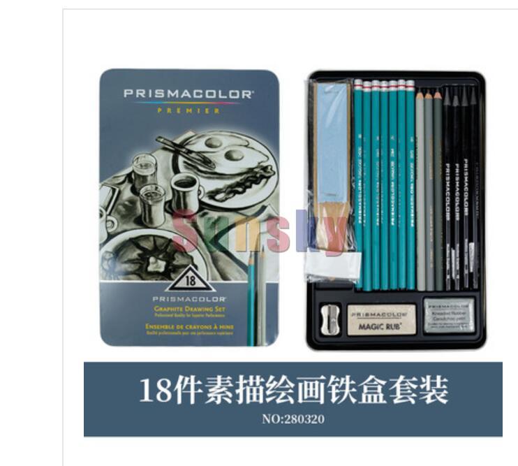 Prismacolor Premier Oily Colored Pencils 24/48/72/132/150 color Tin Box Set Soft Core Portrait Skin color